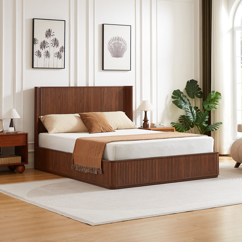 Queen Bed Frame (Walnut)