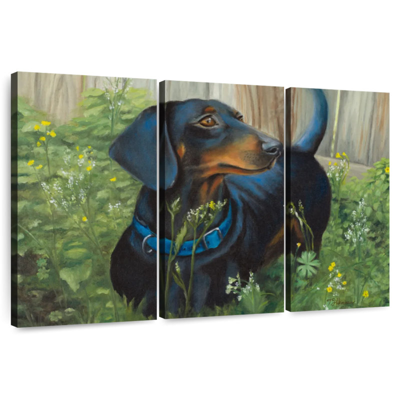 Brampt Dachshund, 28" H x 45" W