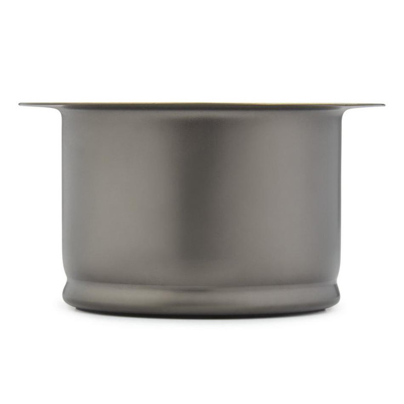 Bride et bouchon pour poubelle de cuisine 3-1 / 2 po, Laiton vieilli