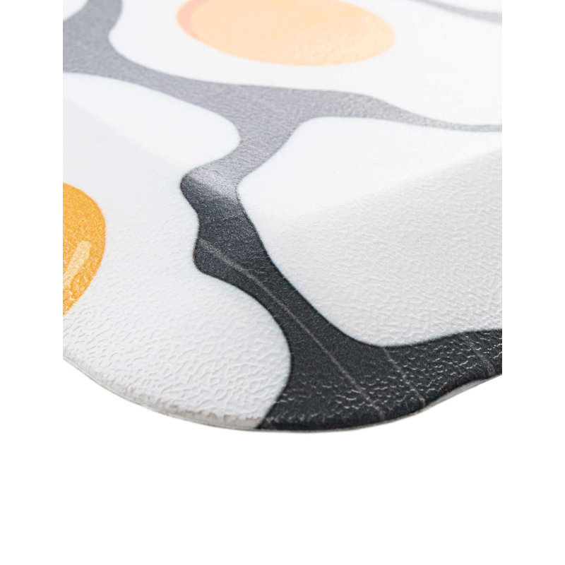 Delloyd Modern Abstract Water Resistant Anti-Fatigue Non-Skid Kitchen Mat, Rectangle 2' x 3'
