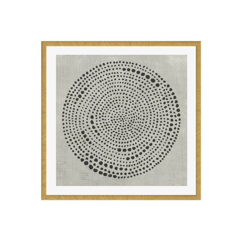 Mythos I Painting by Chariklia Zarris, 12" H x 12" W, Gold Single Picture Frame with Mat