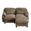 Canapé modulable 2 places avec un pouf-1775382510