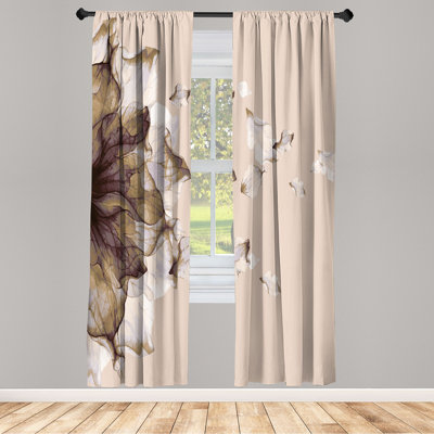 Semi Sheer Curtain Pair