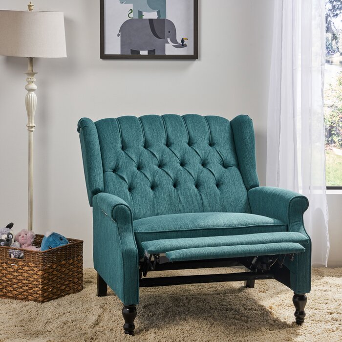 House of Hampton® Mattice Upholstered Recliner & Reviews | Wayfair