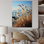 Beachgrass, photographie, horizon encadré sur toile