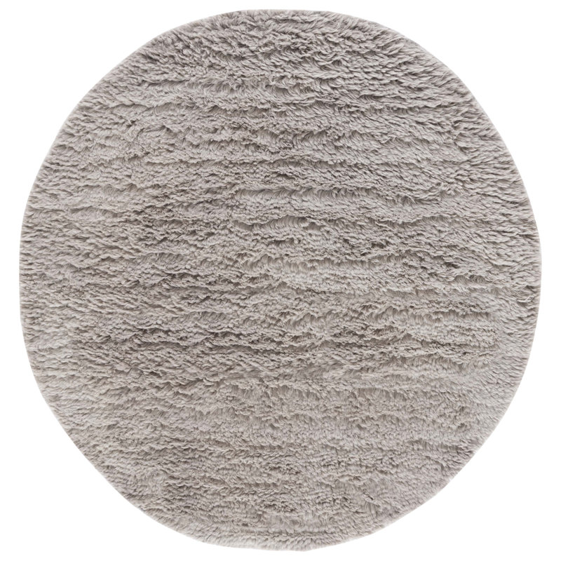 Huron 701 Area Rug In Grey, Round 6' 