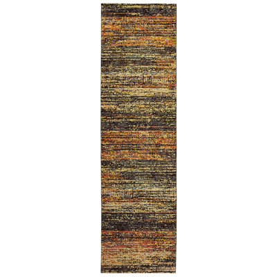 Tapis doré / gris anthracite Bobby