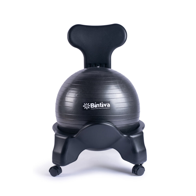 Stability Ball Chair - Adult - Black/black