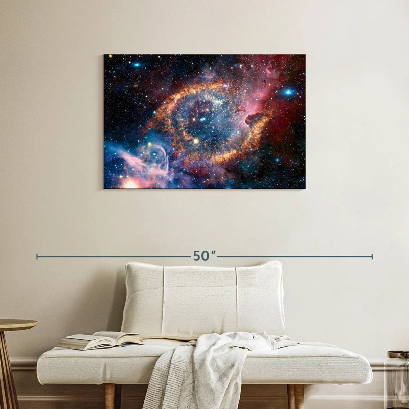 Oberle Helix Planetary Nebula, 24" H x 36" W
