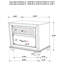 Ensemble de chambre avec grand lit 5 pièces Kilwin - blanc-129859866-99324107-99324108