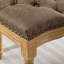 Chaises hautes de salle à manger avec mousse à haute densité et intérieur à ressorts en acier, brun, de 2 chaises en cuir d'unité centrale brunes, 2, structure en bois massif, décoration de boucle tirée à la main sur le siège-492433532