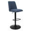Tabouret de comptoir pivotant rembourré à base ronde (ensemble de 6)-1582044845