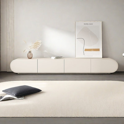 Meuble télé moderne de style crème