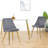 Bridgnorth Modern Simple Velvet Dining Chairs With Legs (Set Of 4)-1646536351-1657359604