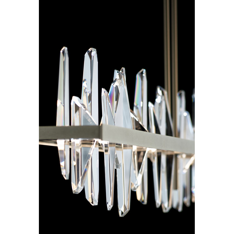 Solitude Kitchen Island Linear LED Pendant, Soft Gold