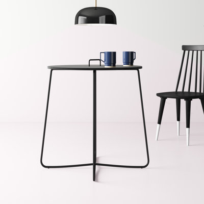 Round Metal Base Dining Table