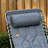 Outsunny Padded Folding Chaise Lounge Chair, Outdoor 6-Level Reclining Camping Tanning Chair With Headrest For Beach, Yard, Patio, Pool, Gray-295569157
