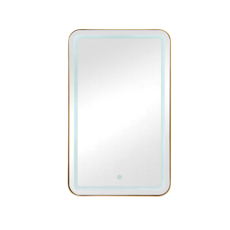 Armoire à pharmacie à fixation murale Golden, H 4,82 po x l 21,11 po x P 32,95 po, Doré