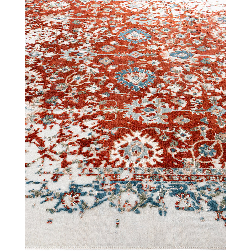 Overdyed One-of-a-Kind 8'3" x 10'2" Hand Knotted Area Rug