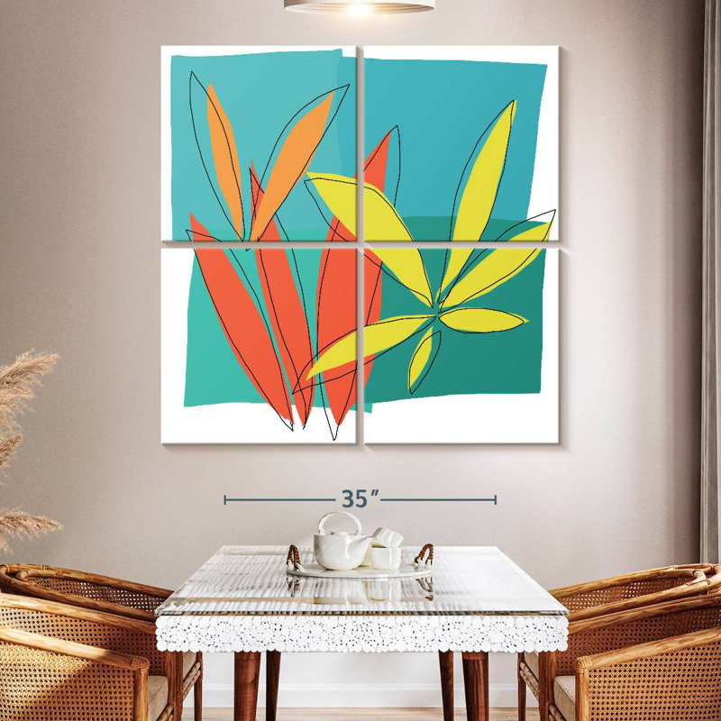 Grasses I, 50" H x 50" W