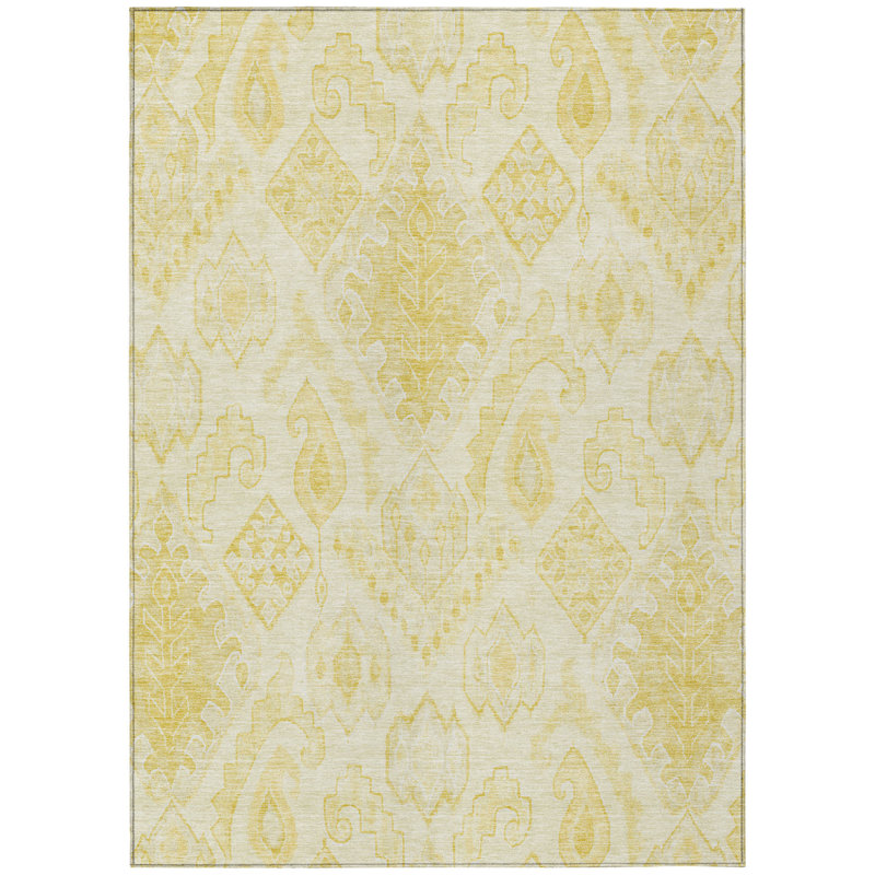 Tapis intérieur / extérieur ivoire lavable marocain 10 pi x 14 pi
