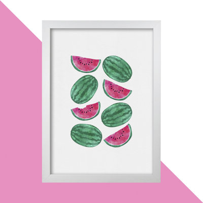Watermelon Crowd 1 Piece Wall Art