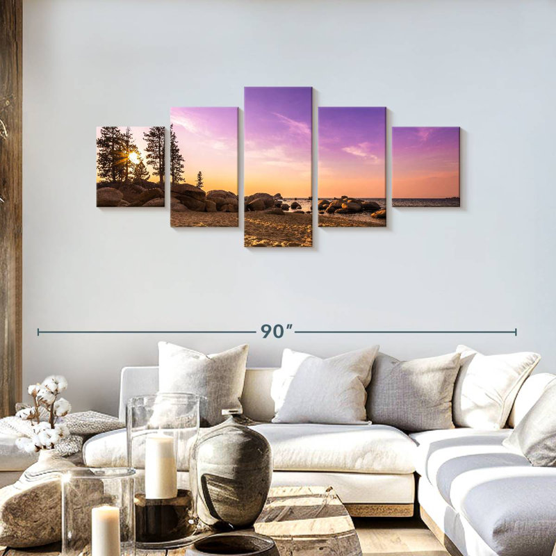 Lake Tahoe California, 30" H x 68" W