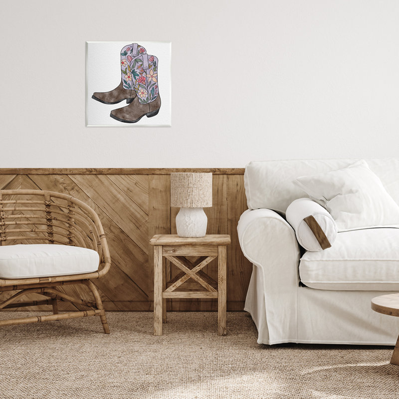 Plaque murale «Wildflower Cowboy», conception par Alisha Kiara Design