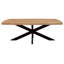 Ensemble de table de salle à manger 9 pièces Logan avec chaises d'appoint Cleo Teal