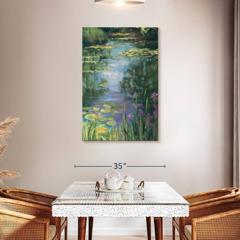 Alvord Garden Pond I, 45" H x 30" W