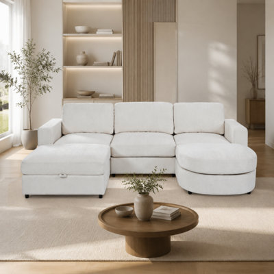 U-Style 102.4" U Shaped Sectional Sofa