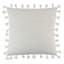 Housse et insert de coussin carré en coton à pampilles-56683832-56683835