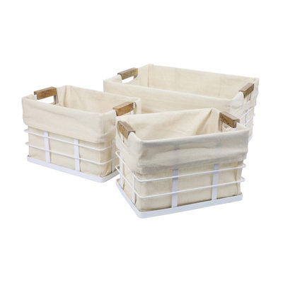 Ensemble de 3 paniers de rangement Callan