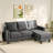 70.8" L-Shaped Sectional Couch with 3 Seats, Modern Upholstered Sleeper Sofa Couch-1798215948