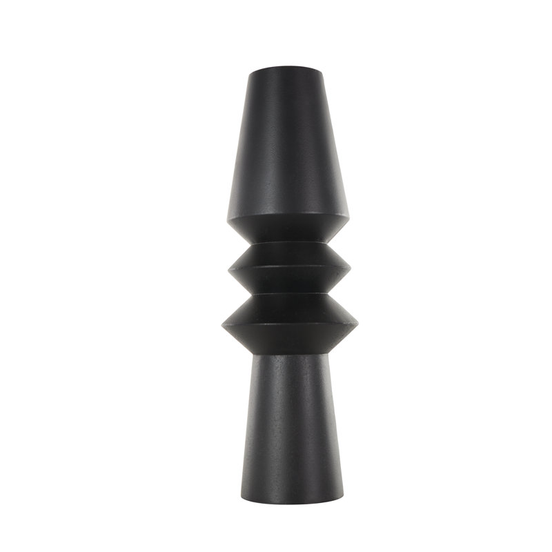 Vase cannelé en métal Cole And Grey