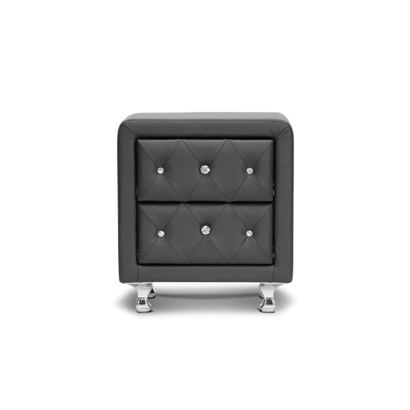Dunbabin 21'' W Nightstand, Black