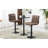 Kotowski Swivel Upholstered Adjustable Height Counter Stool