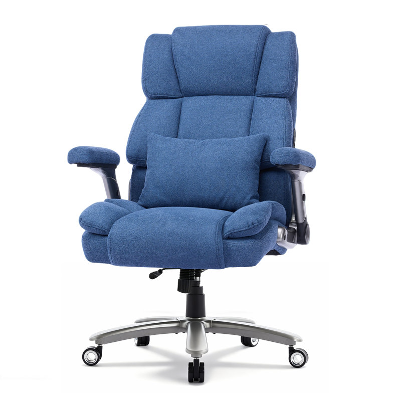 Heavy Duty Office Chair 750 lbs Capacity, Big and Tall Executive Chair with 3D Kneading Massage, Ergonomic High Back Desk Chair, Adjustable 4D Armrests
