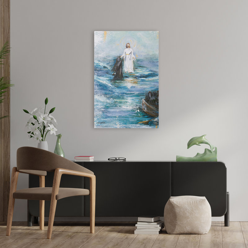 Un autre dans la tempête, H 24 po x l 36 po