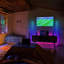 Ensemble de 2 lampes sur pied à DEL RVB Dashanna-86780603