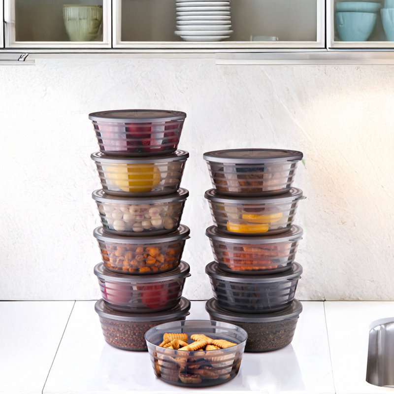 Ensemble de 12 boîtes de rangement pour la cuisine