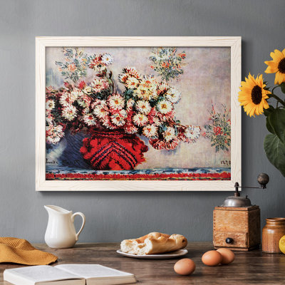 Still Life Chrysanthemums, reproduction d'art sur toile