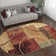 Abercorn Abstract Red/Brown Area Rug