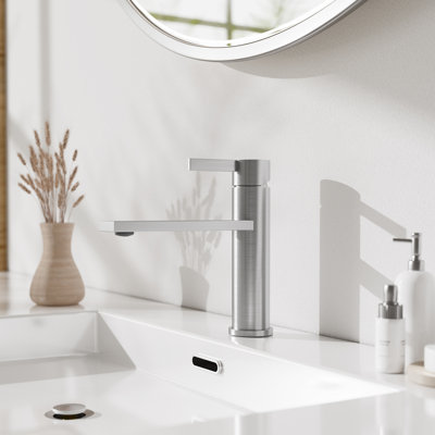 NO - Robinet de salle de bain monocorps et monocommande avec bonde