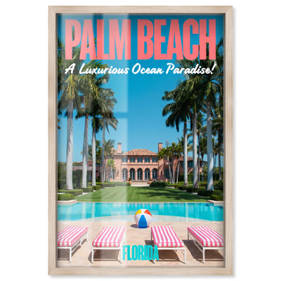 Palm Beach Paradise, reproduction d'ombre, photographie côtière par Art Remedy