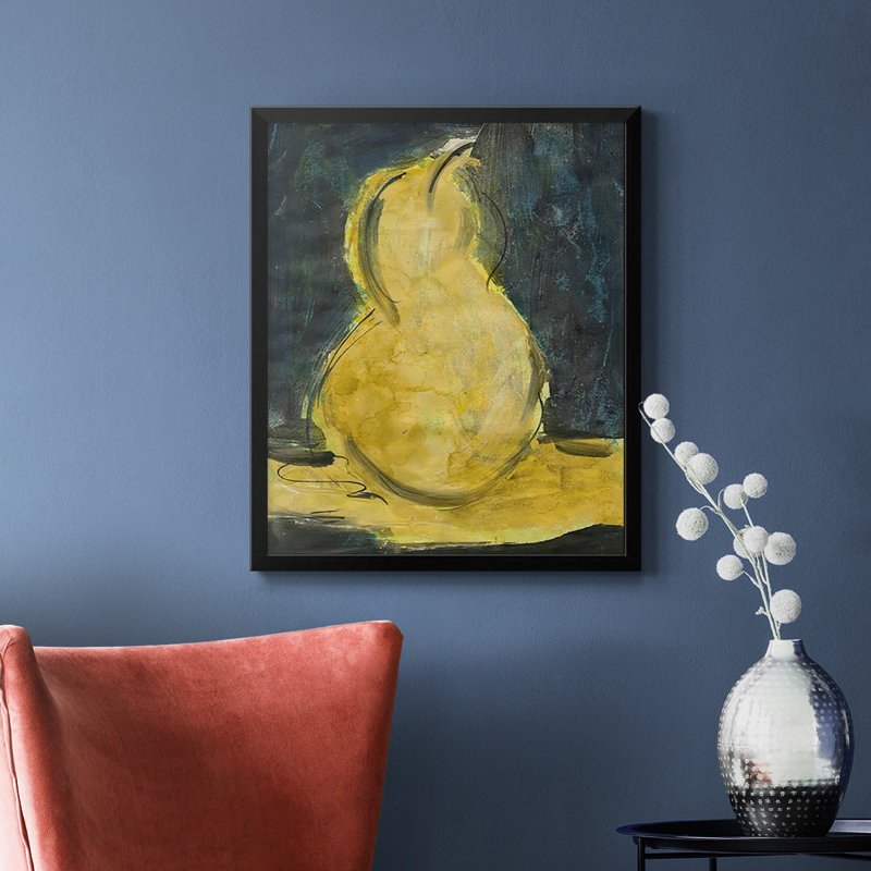 Toile encadrée de qualité supérieure Urban Pear II - prête à être accrochée, H 24 po x l 20 po, Noir