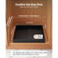 Organisateur d'armoire coulissant, paquet de 4 largeurs extensibles (12,2 po à 18,9 po), tiroirs coulissants profonds pour armoires de 20,47 po, tiroir coulissant pour organisateur d'armoire de cuisine avec bandes nano-adhésives, noir-1973313684