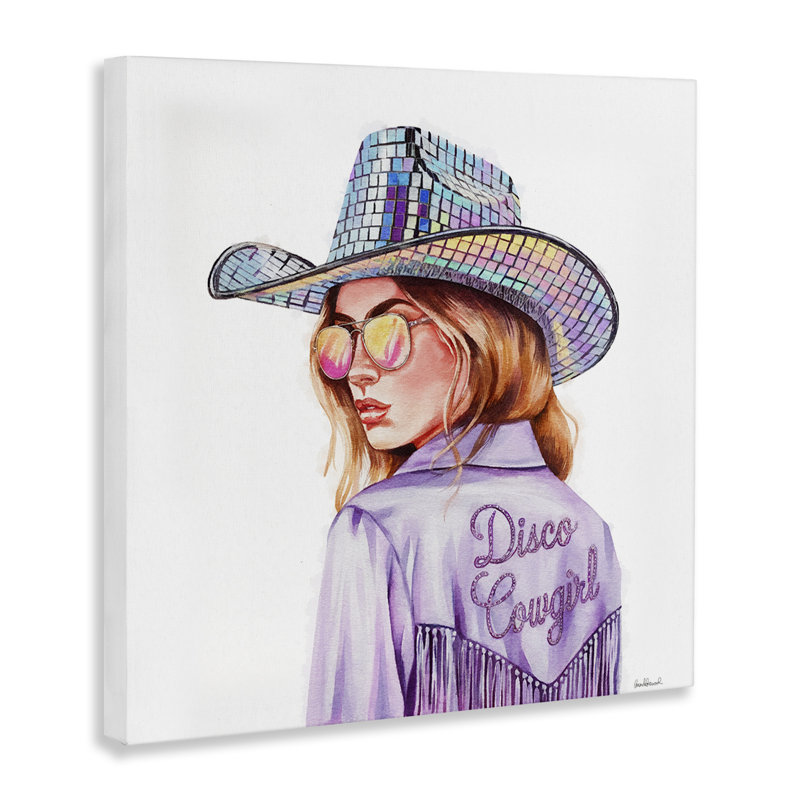 Toile mauve disco mauve, design par Amanda Greenwood, H 36 po x l 36 po
