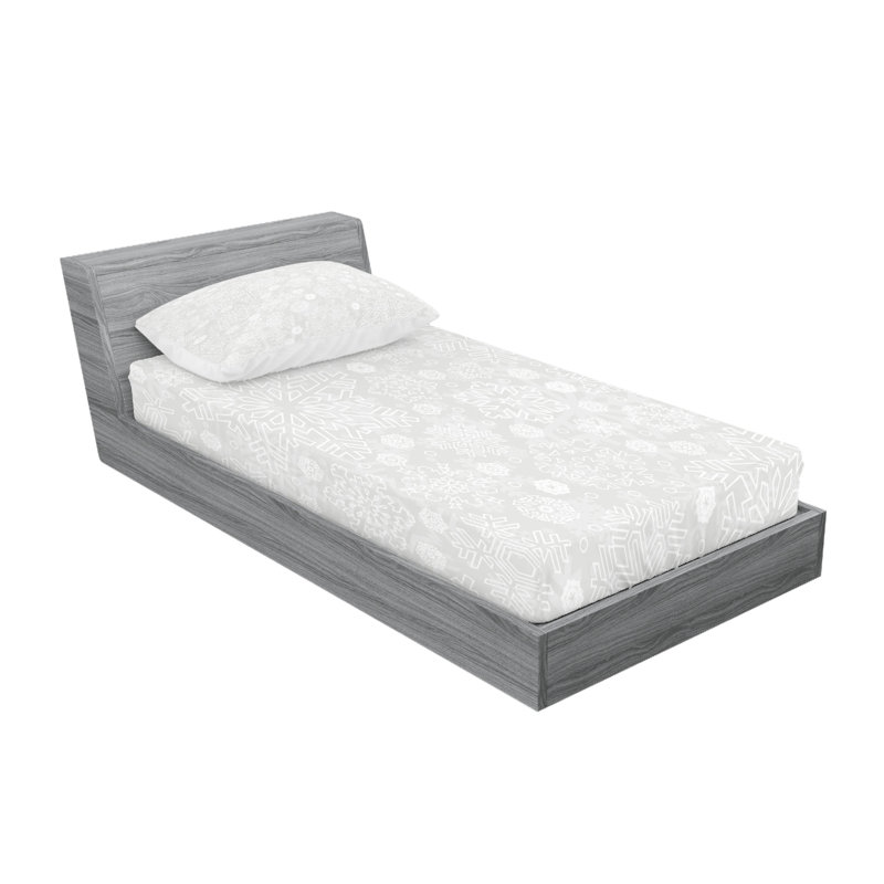 Drap-housse et coussin décoratif Ambesonne, Ensemble de draps pour lit simple très long + 3 p