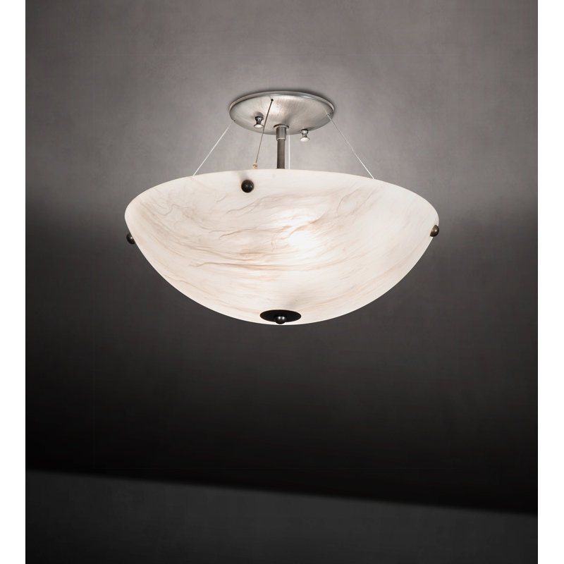 2 - Light Semi Flush Mount